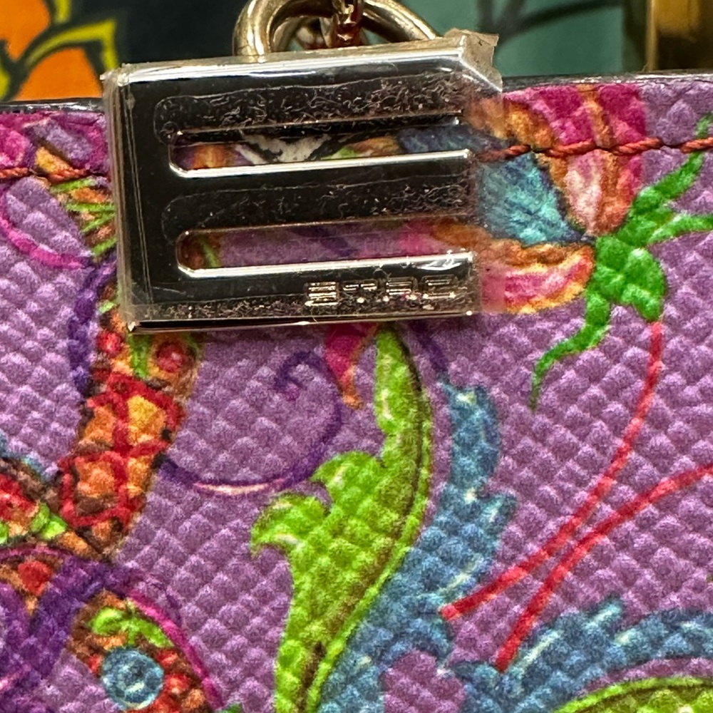 Etro Milano Birds & Baroque Print Leather Chain Bag – Made in Italy - Picture 7 of 15